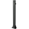 Ornamental bollard | Series 482B | � 82 mm | foldable, self-engaging lockto be fixed by plugs, with base plate 100 x 150 mm | with Euro profile cylinder lock and three keys | without eyelet